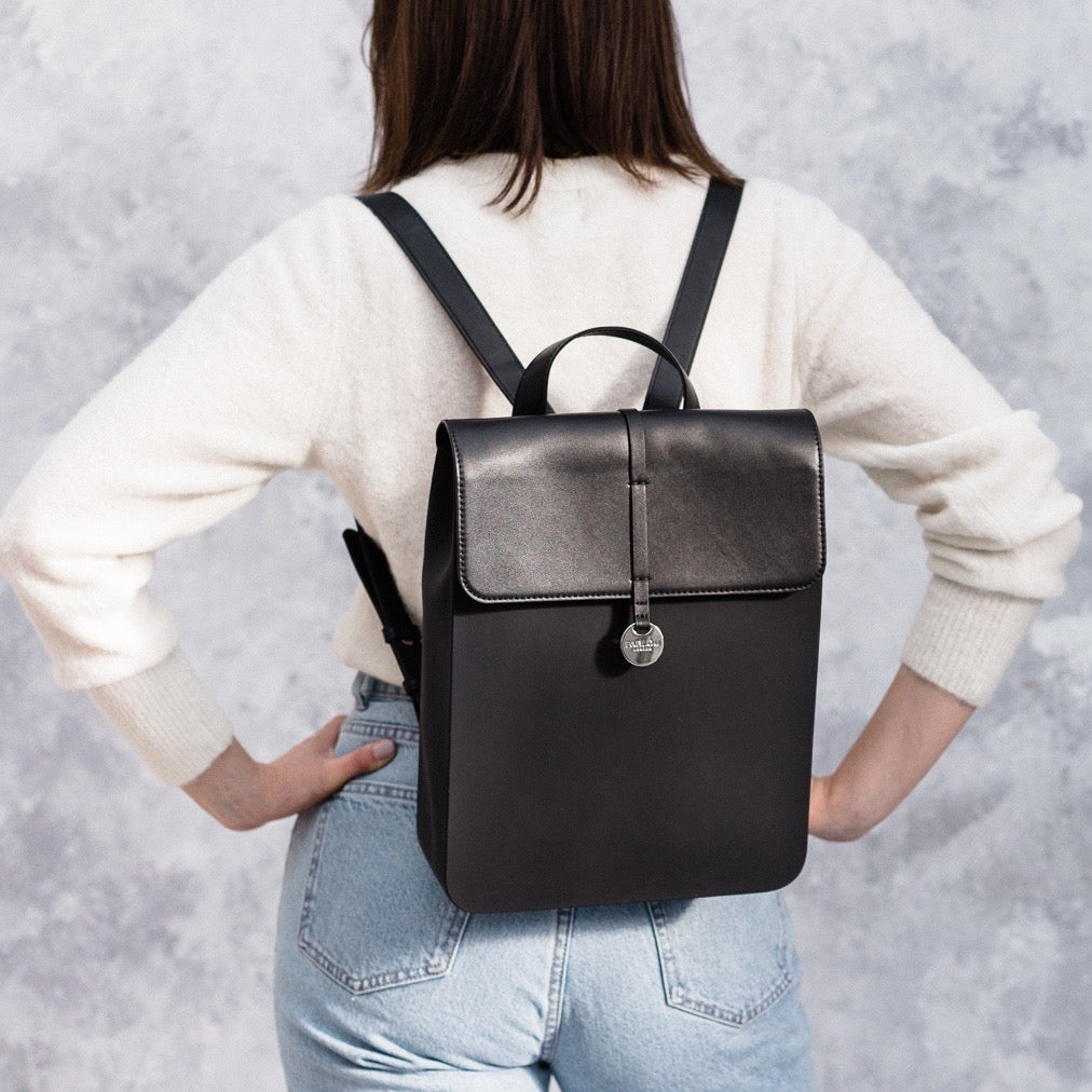 Cosmopolitan silicone backpack - Black