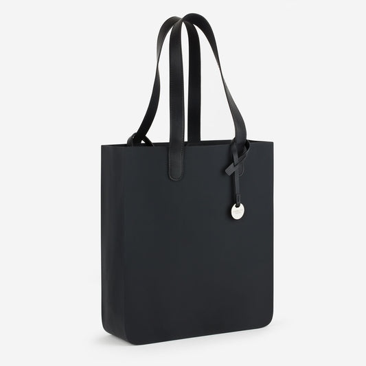 City silicone tote bag - Black